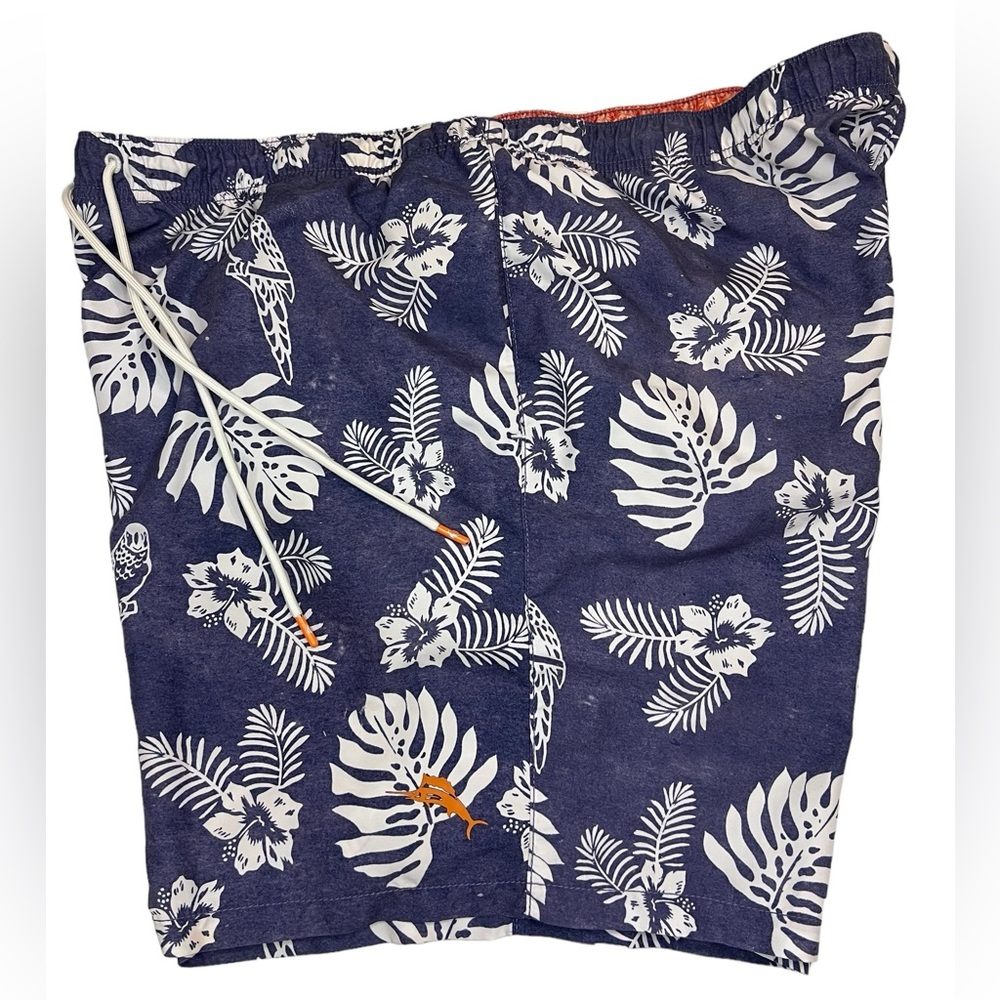Tommy Bahama Men’s Navy Naples Parrot in Paradise Swim Shorts - XXL